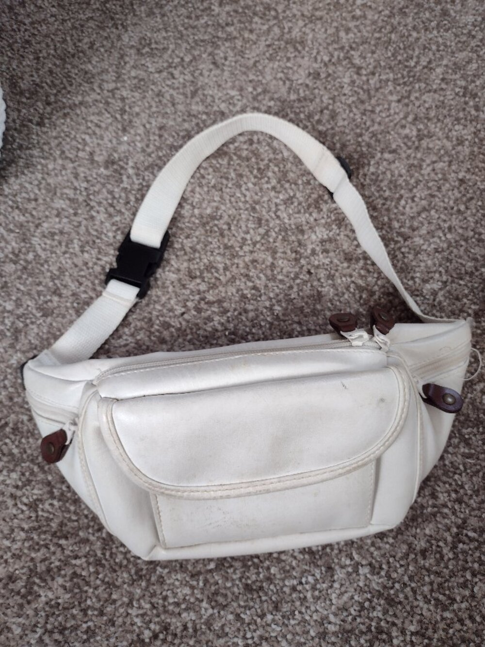 White Fanny Pack